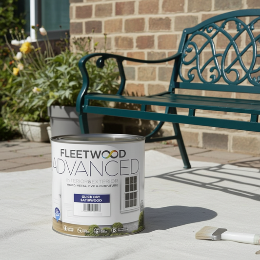 Peinture satinée acrylique avancée pour métal et bois 16m²/ltr