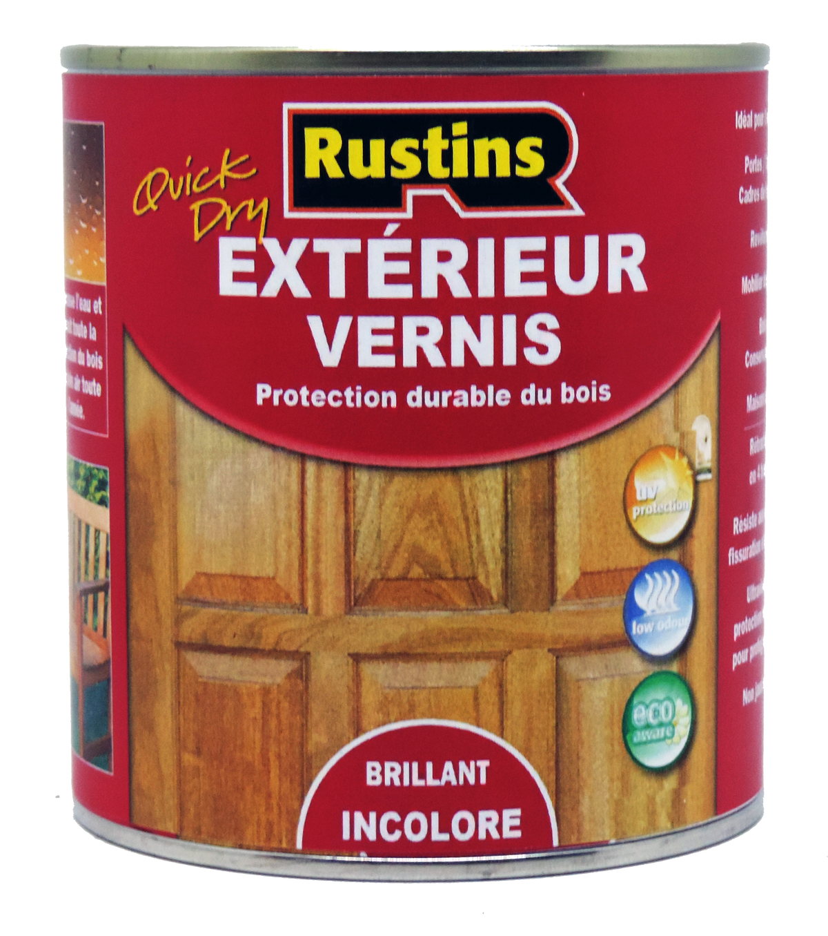 Vernis brillant pour extérieur et intérieur
