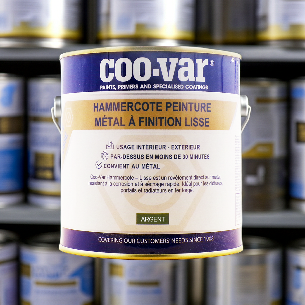 Peinture antirouille pour métal Hammercote