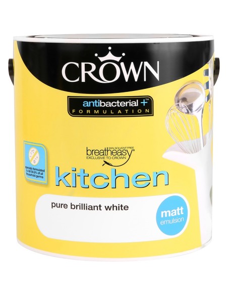 Crown Anti Bacterial Kitchen & Bathroom Paint