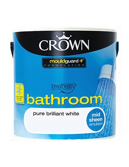 Crown Mould guard Mid Sheen Bathroom Paint