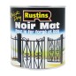 Rustins QD Black Matt Metal Paint