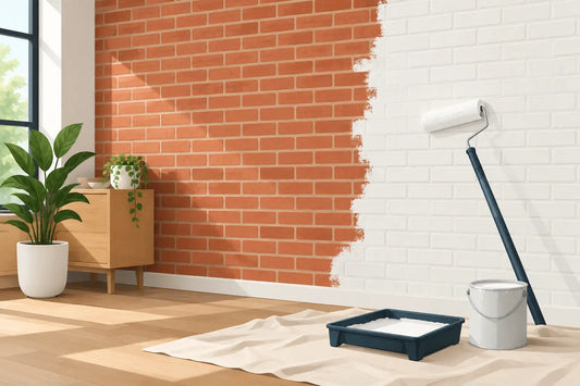 How to Paint Interior Brick for a Lasting Finish