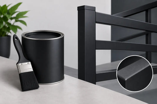 Rustns Black Matt Metal Paint for a Clean Finish