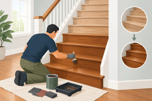 How to Refinish Wooden Stairs for a Durable Finish