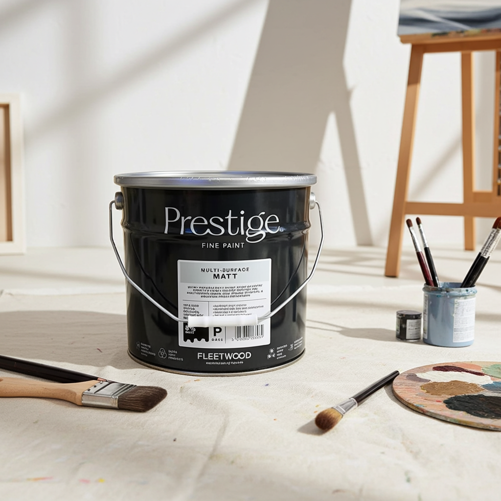 Peinture acrylique mate multisurface Prestige One Coat 16 m²/ltr (1L, 2.5L, 5 et 10L)
