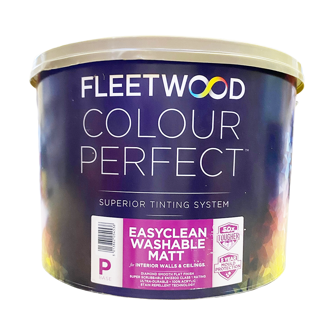 Peinture mate facile à nettoyer (lavable et frottable) 16m²/litre