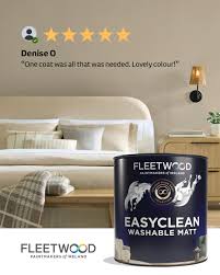 Peinture mate facile à nettoyer (lavable et frottable) 16m²/litre