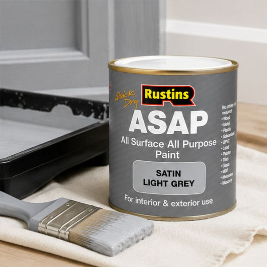 Peinture satinée polyvalente intérieure et extérieure ASAP (250, 500 ml, 1 L)