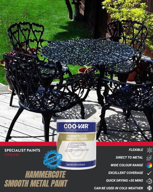 Peinture antirouille Hammercote pour métal