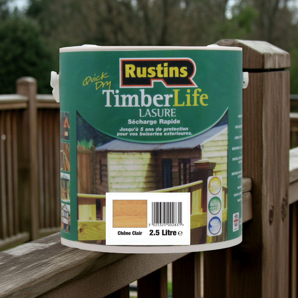 Peinture pour clôture et terrasse
