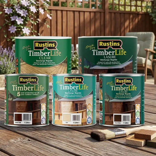 Peinture pour clôtures, abris de jardin et terrasses (1, 2,5 et 5 L)