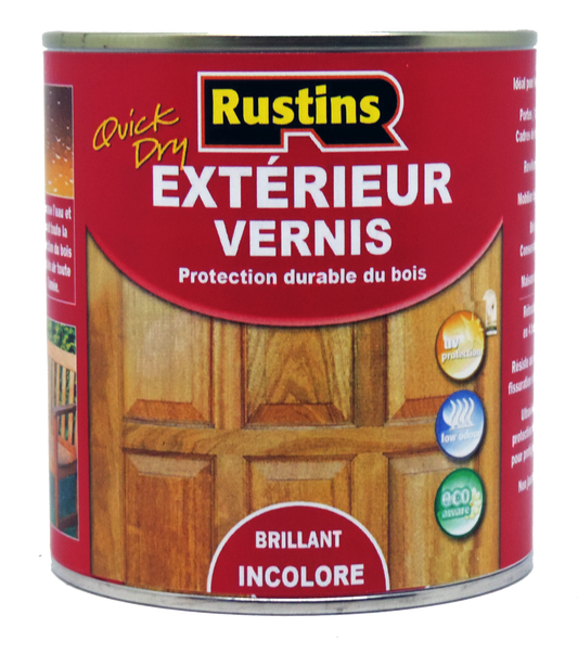 Vernis brillant pour extérieur et intérieur
