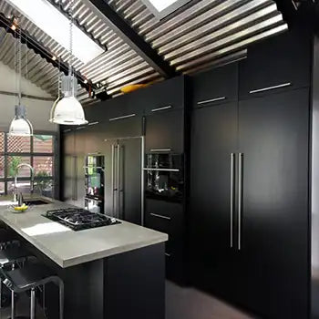 Peinture métal noir mat
