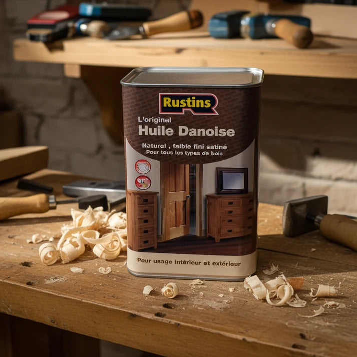 Huile danoise de RUSTINS - Toutes les tailles