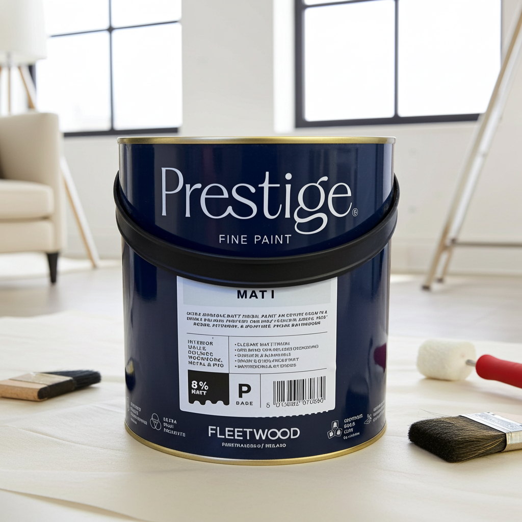 Peinture acrylique mate multisurface Prestige One Coat 16 m²/ltr (1L, 2.5L, 5 et 10L)