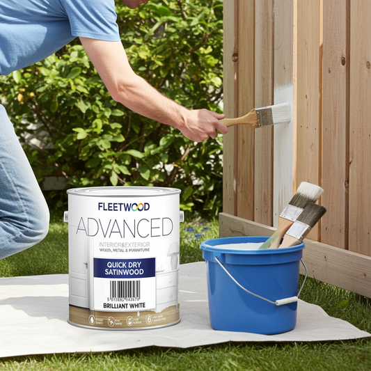 Peinture satinée acrylique avancée pour métal et bois 16m²/ltr