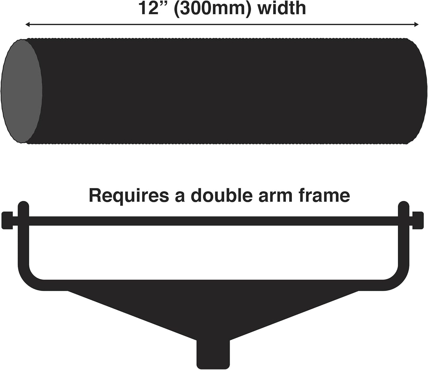Rouleau microfibre à poils courts avancé 30 cm