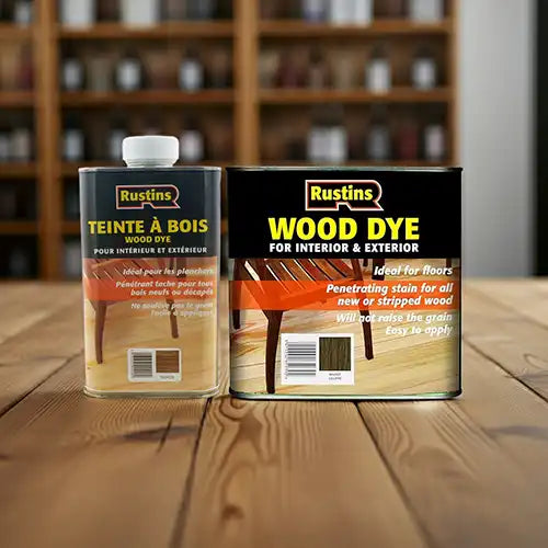 Tinte para madera para madera interior y exterior