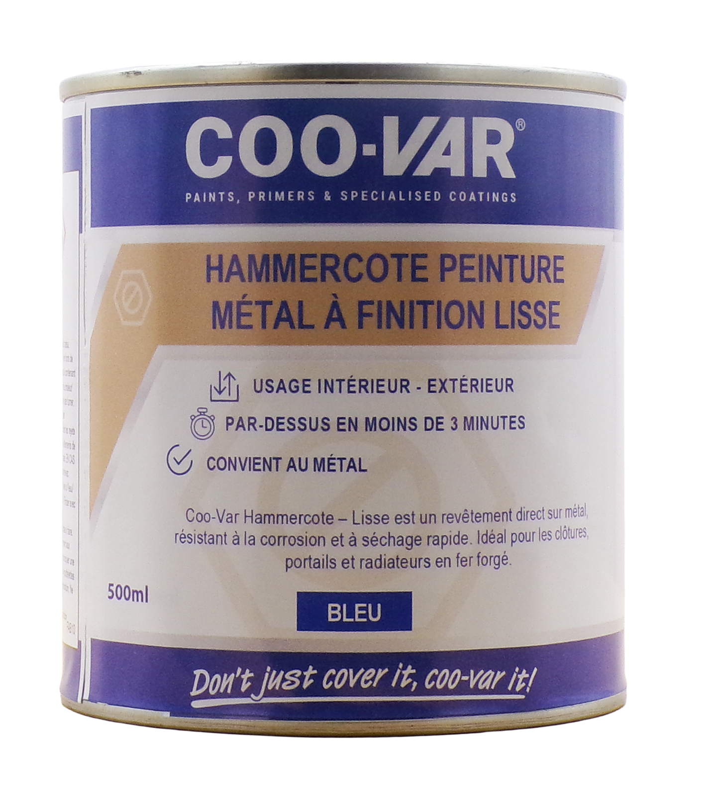 Peinture antirouille Hammercote pour métal