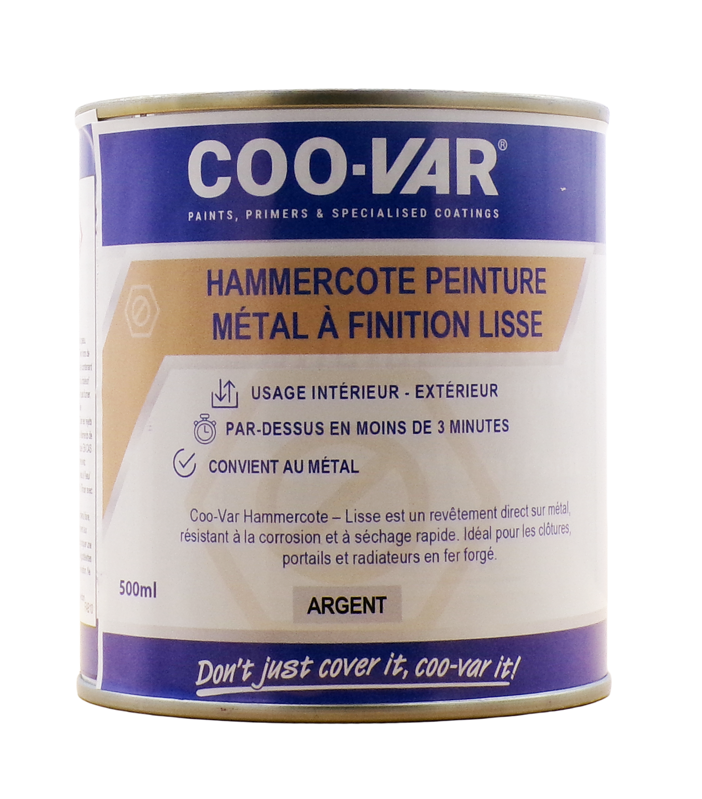 Peinture antirouille Hammercote pour métal
