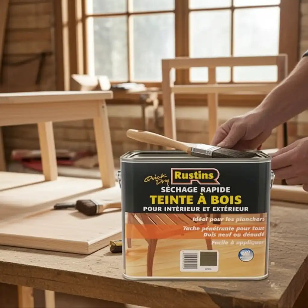 Teinture pour bois pour intérieur et extérieur ( 250 ml, 1 L & 2,5 L )