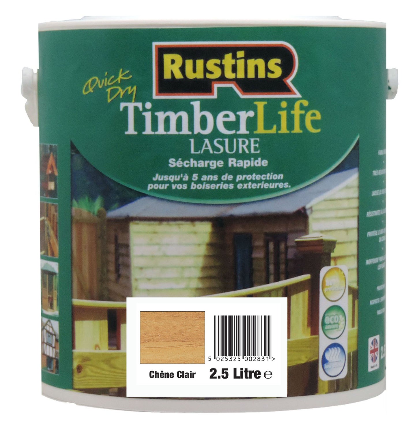 Peinture pour clôture et terrasse