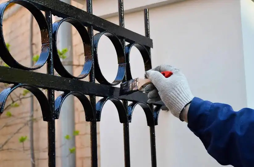 Pintura brillante de secado rápido para madera y metal interior y exterior