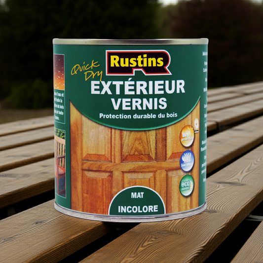 Vernis mat transparent pour extérieur et intérieur