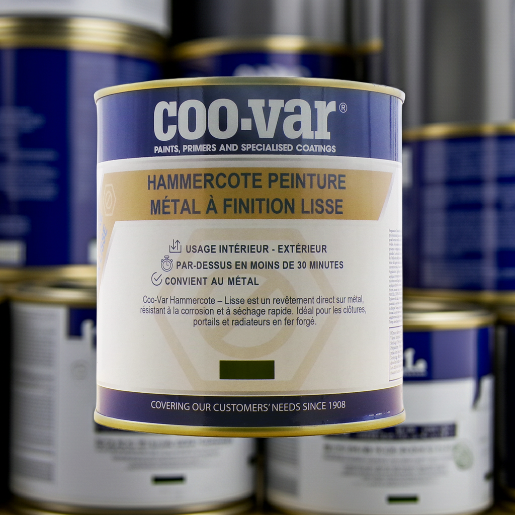 Peinture antirouille pour métal Hammercote