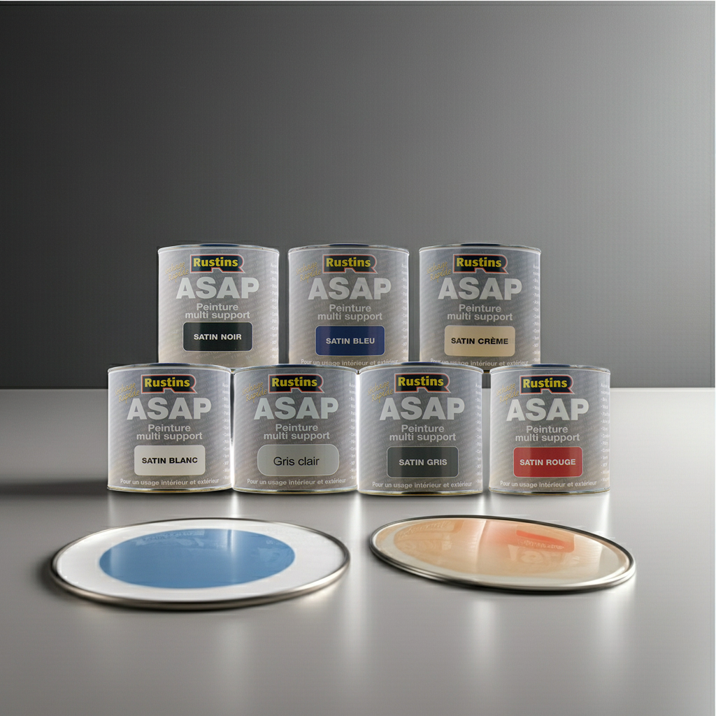 ASAP - Peinture satinée multi-surfaces ( 250, 500 ml, 500 ml et 1L )