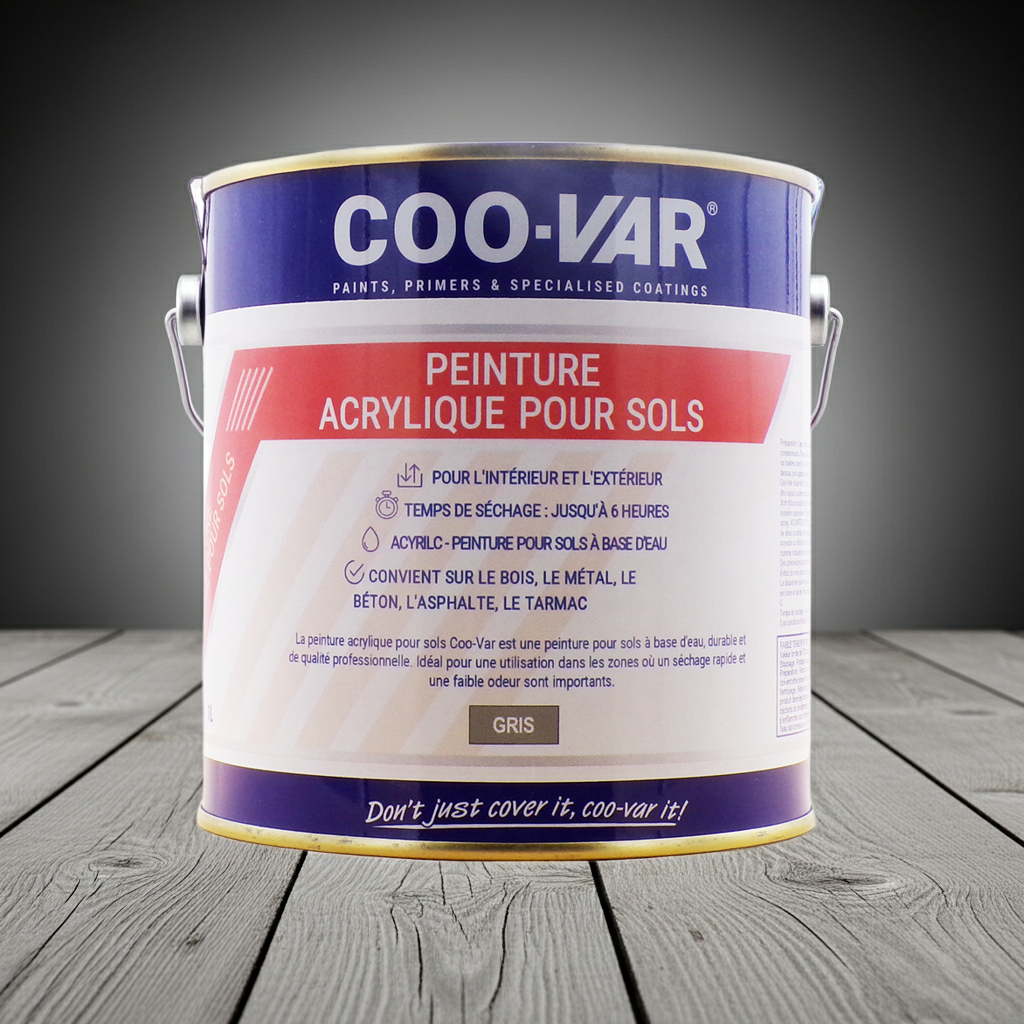 Peinture acrylique pour sol 1 L, 2,5 et 5 L