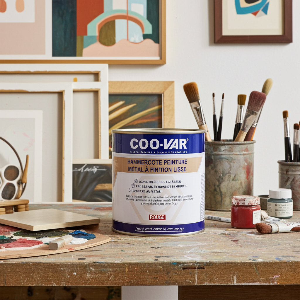 Peinture antirouille pour métal Hammercote
