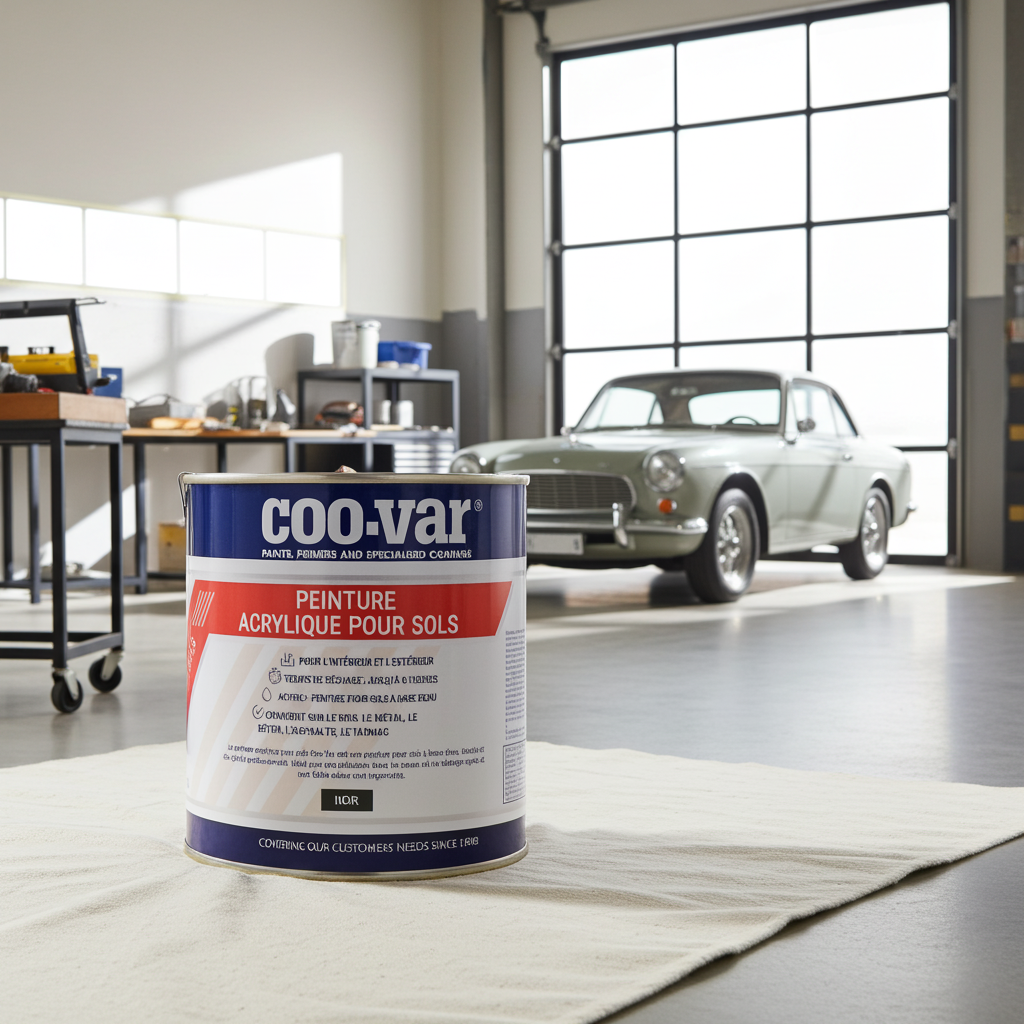 Peinture acrylique pour sol 1 L, 2,5 et 5 L