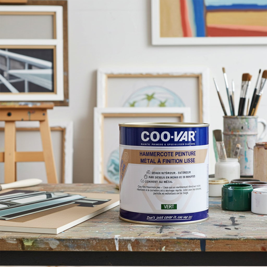 Peinture antirouille pour métal Hammercote