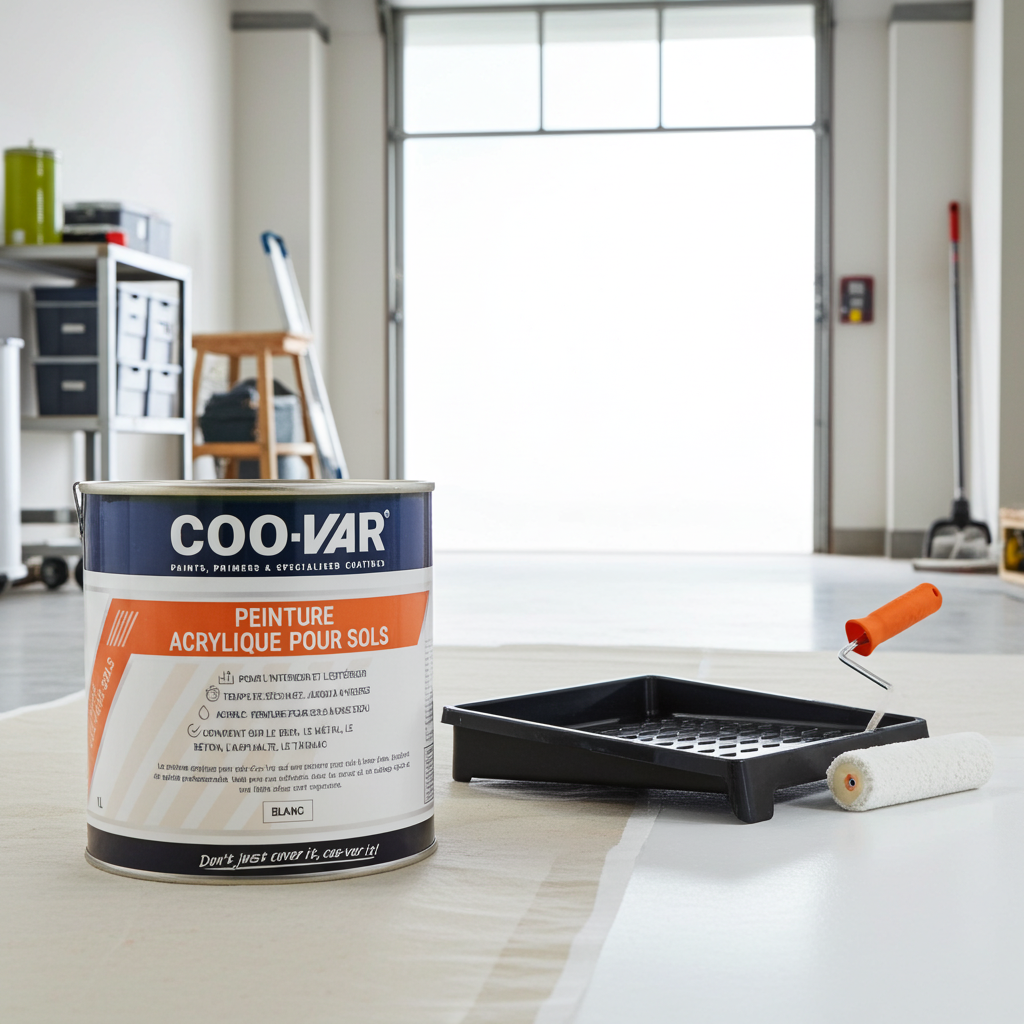 Peinture acrylique pour sol 1 L, 2,5 et 5 L