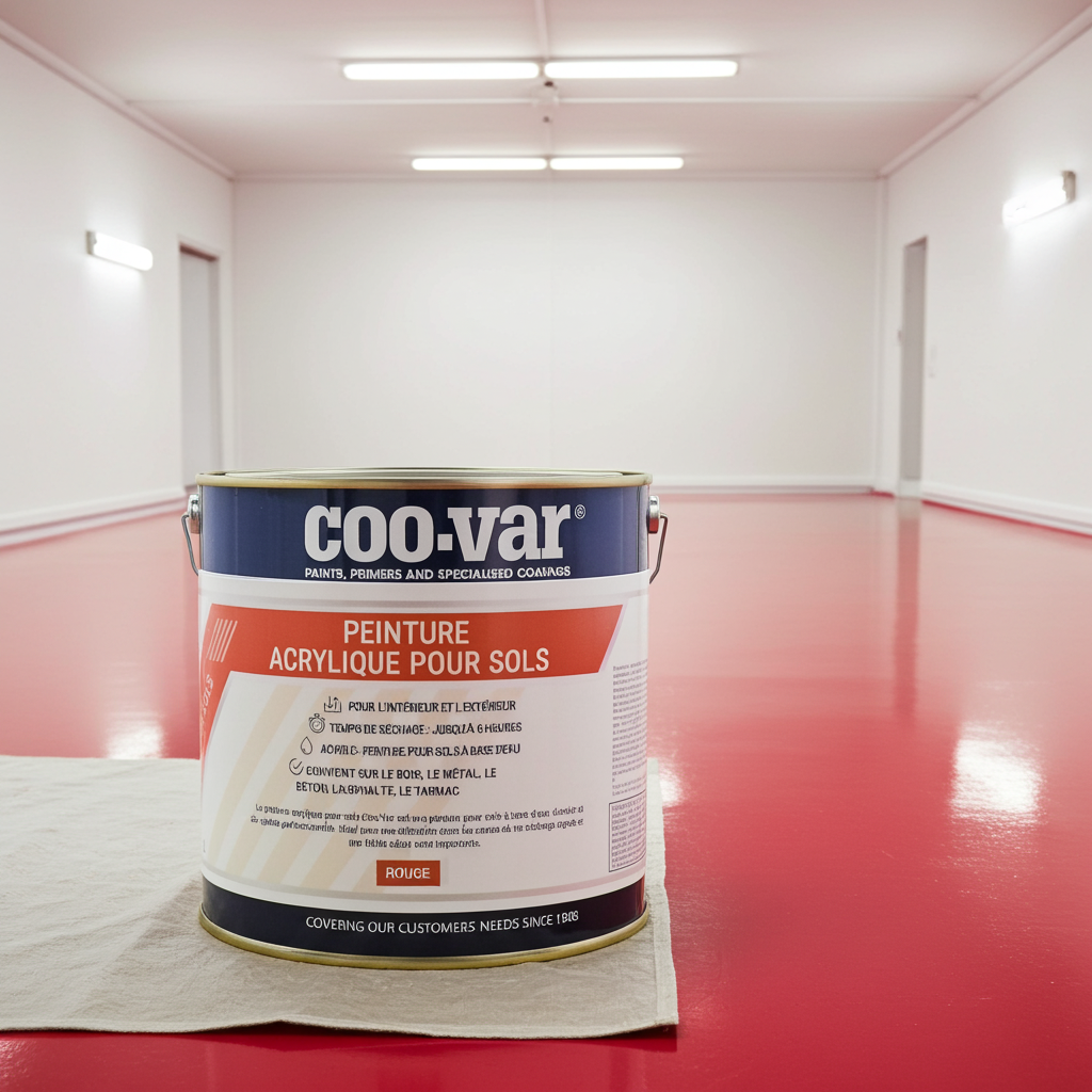 Peinture acrylique pour sol 1 L, 2,5 et 5 L