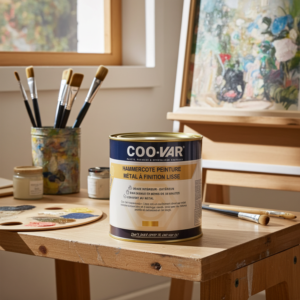 Peinture antirouille pour métal Hammercote