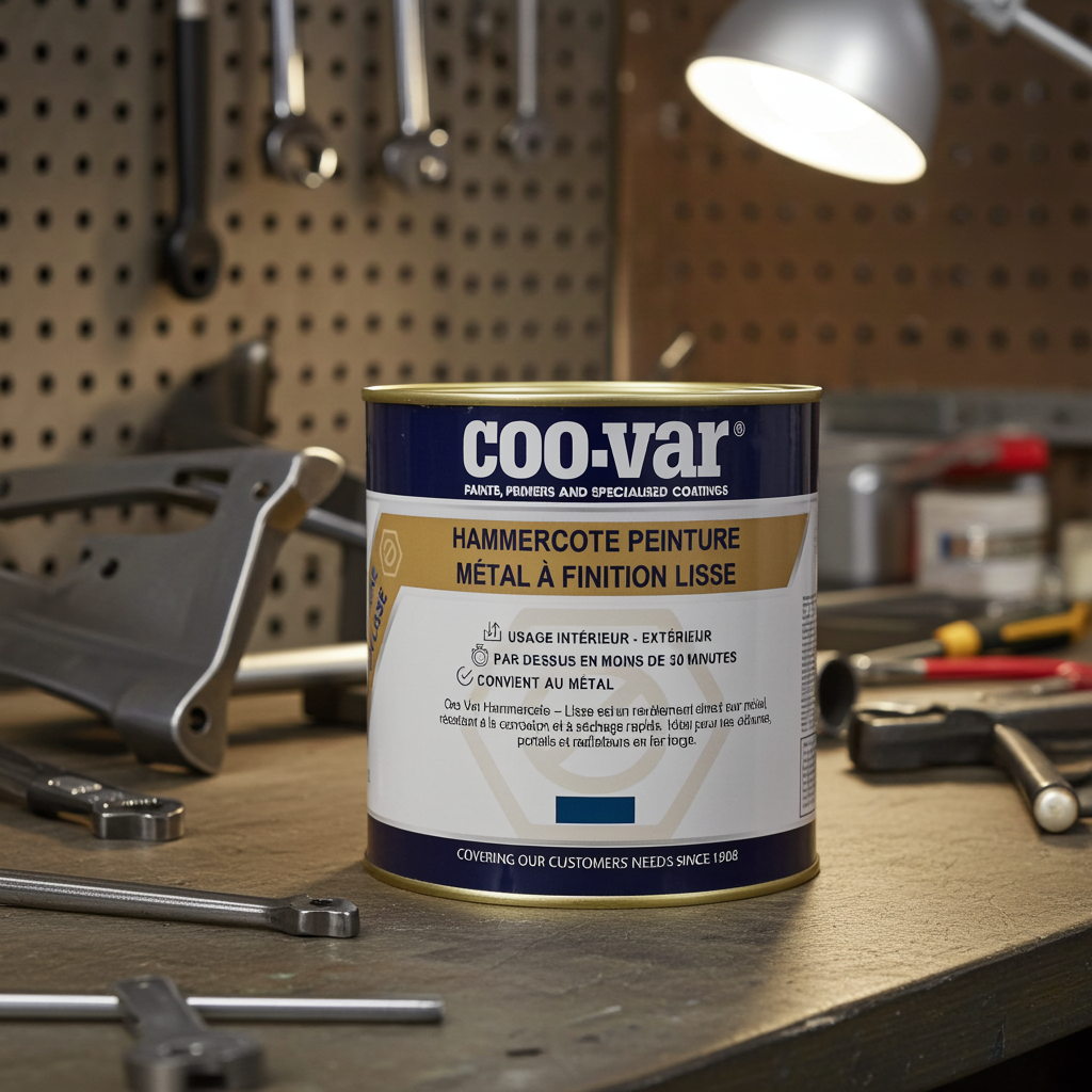 Peinture antirouille pour métal Hammercote
