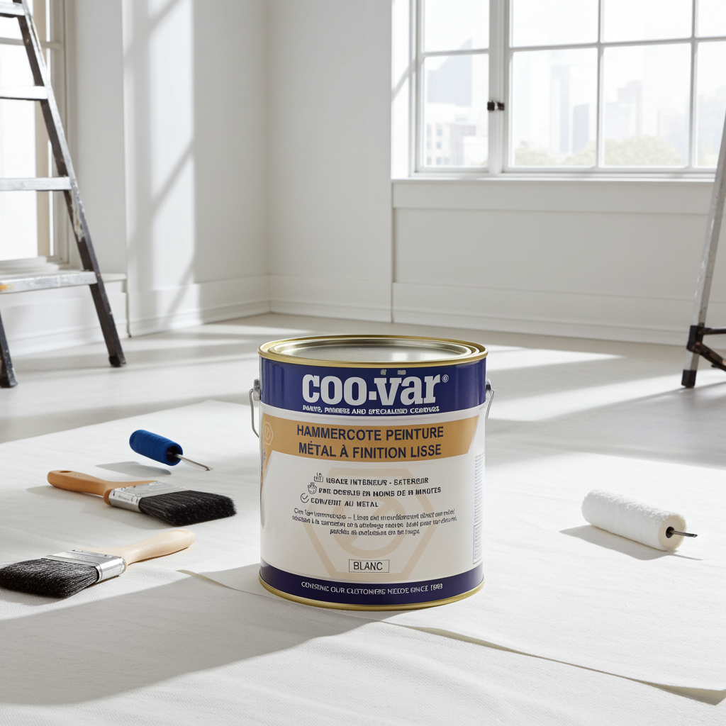 Peinture antirouille pour métal Hammercote