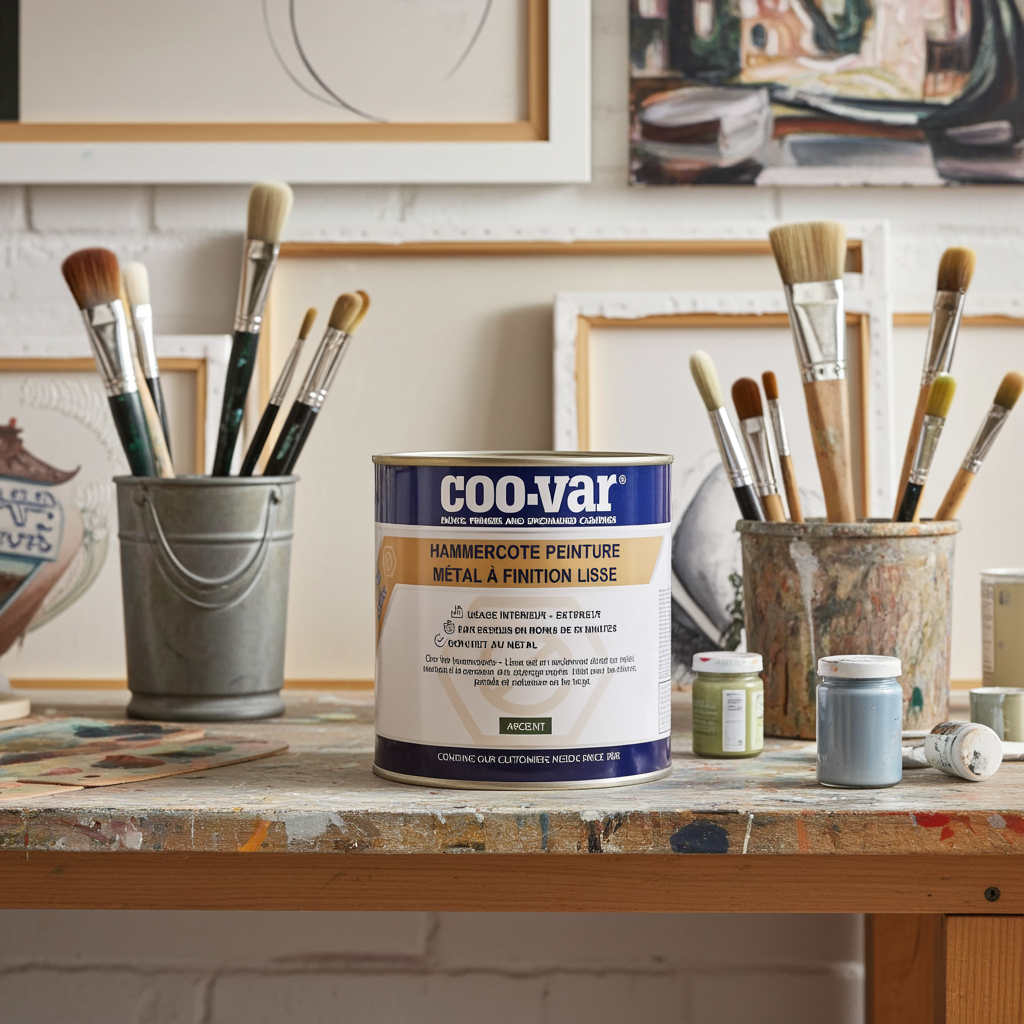 Peinture antirouille pour métal Hammercote