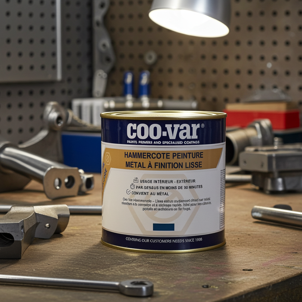 Peinture antirouille pour métal Hammercote