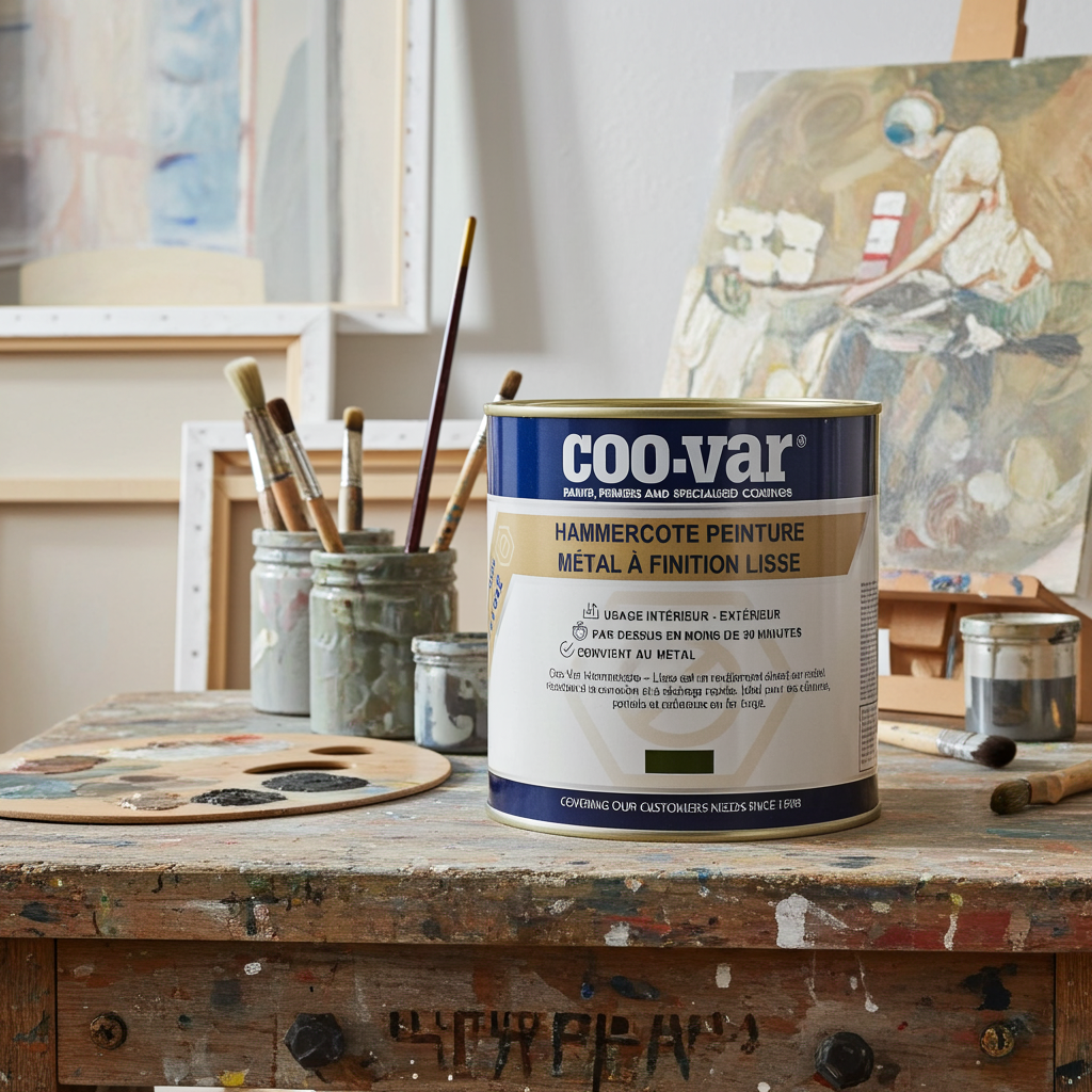 Peinture antirouille pour métal Hammercote
