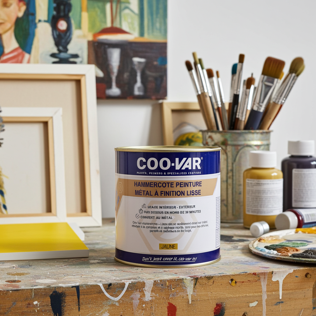 Peinture antirouille pour métal Hammercote