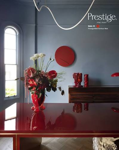 Peinture acrylique mate multisurface Prestige One Coat 16 m²/ltr (1L, 2.5L, 5 et 10L)