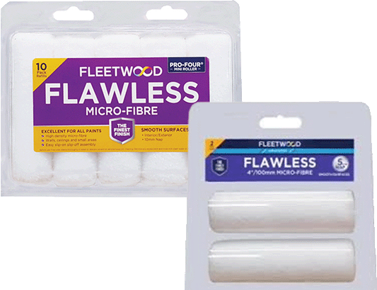 Manchon microfibre impeccable 4 pouces 5mm