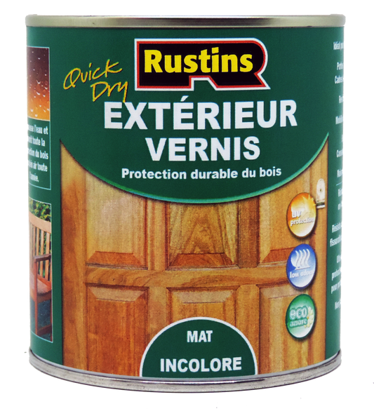 Vernis mat transparent pour extérieur et intérieur