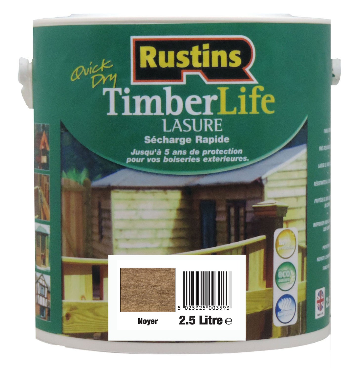 Peinture pour clôture et terrasse